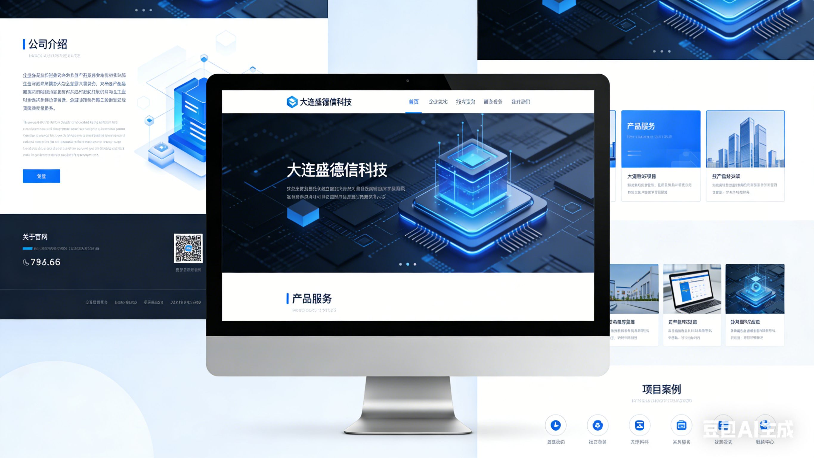 企业官网定制开发-大连盛德信科技